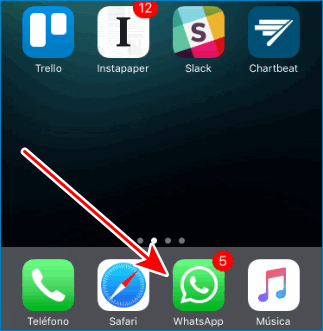 Открыть WhatsApp на IOS