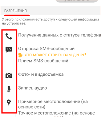 Разрешить все действия WhatsApp